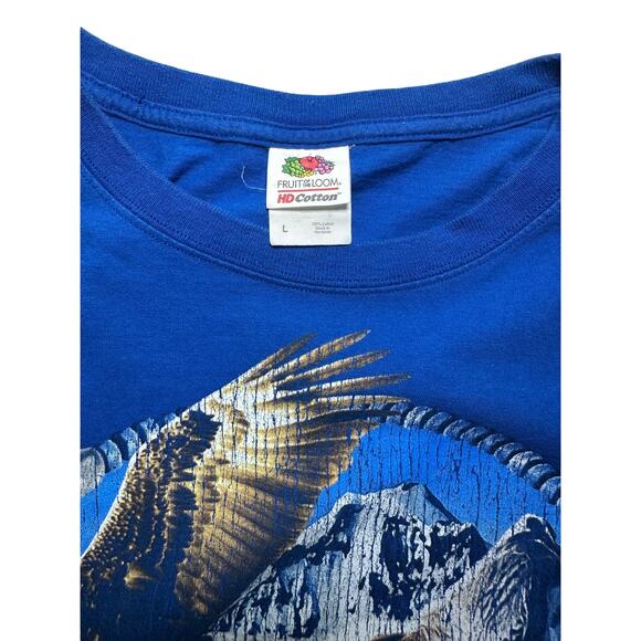 Y2K Eagle and wolf T-Shirt - Picture 2 of 2